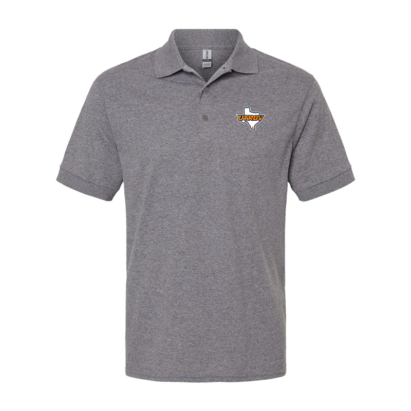 Men's UTRGV Vaqueros Gildan Dry Blend Jersey Polo